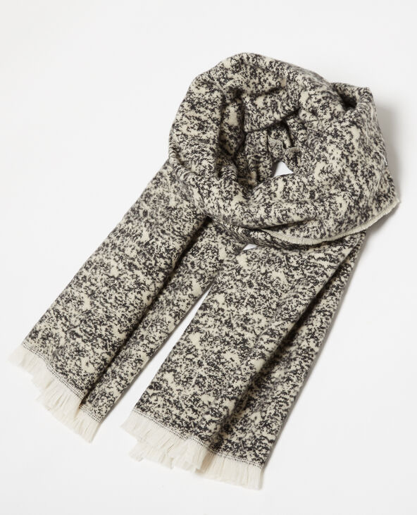 Echarpe chaude à franges beige - Pimkie