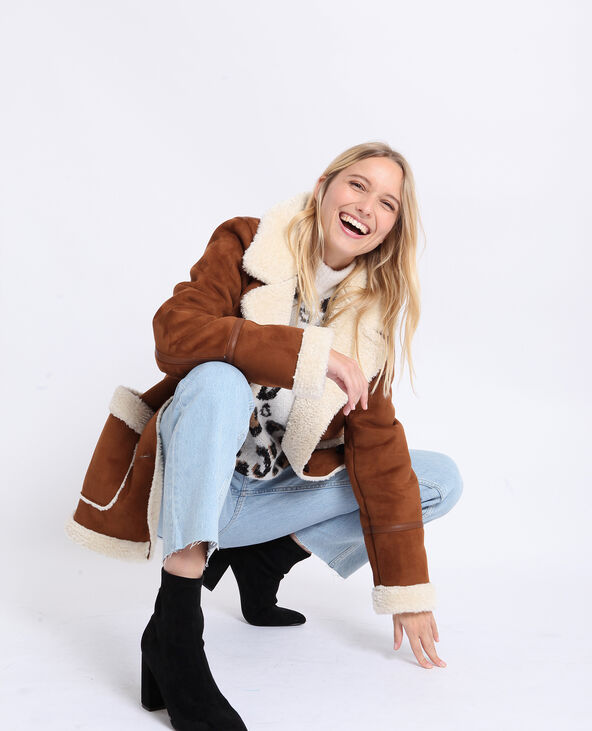 Manteau imitation mouton