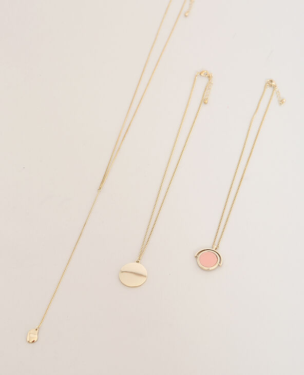 Lot de 3 colliers doré - Pimkie