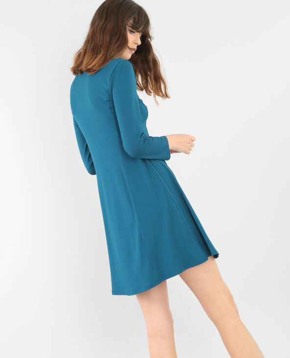Robe trapèze bleu foncé - Pimkie