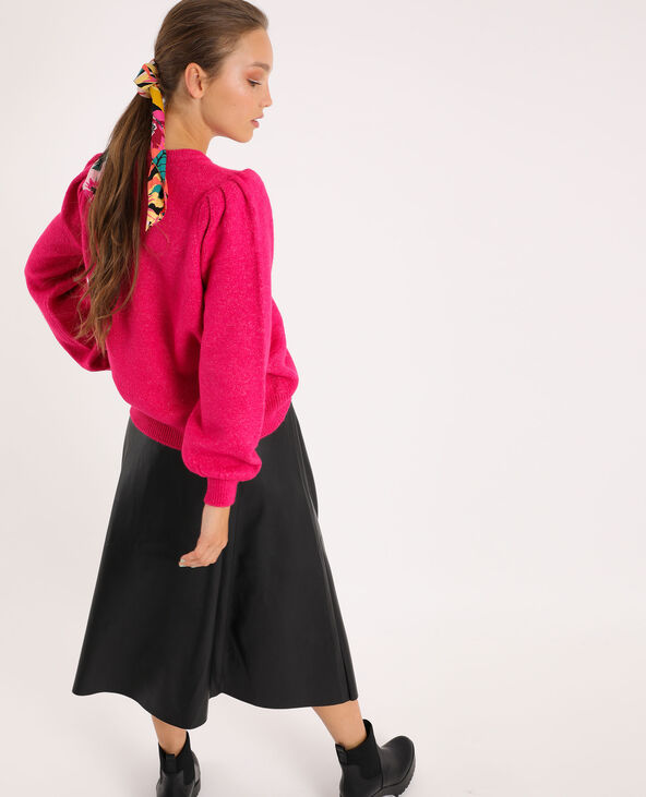 Pull manches bouffantes rose - Pimkie