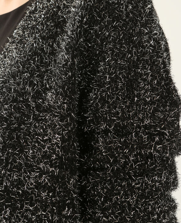 Gilet noir brillant discount femme