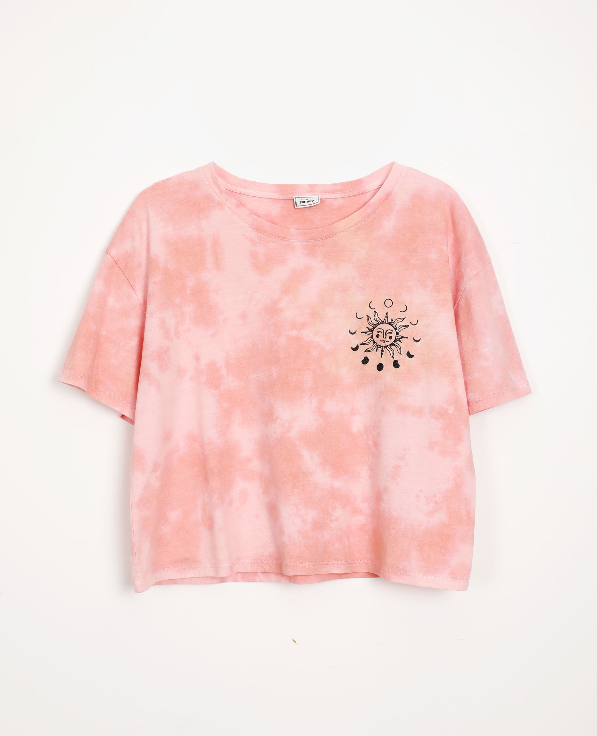 T-shirt tie \u0026 dye rose - 408114210F48 | Pimkie
