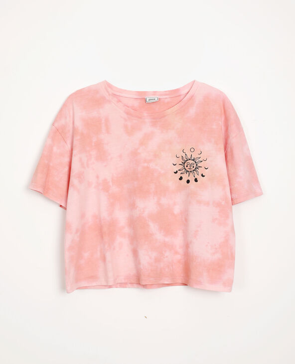 T-shirt tie & dye rose - Pimkie