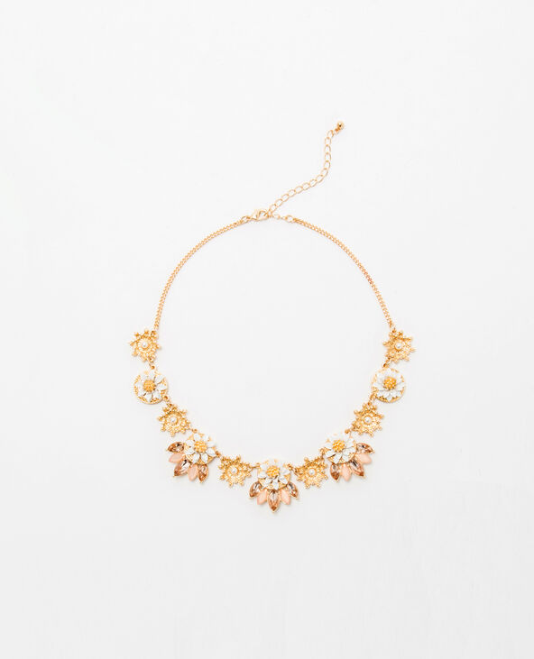 Collier doré fleuri doré - Pimkie