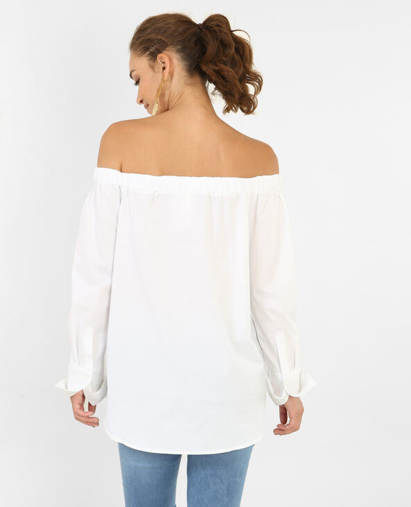 Chemisier col bardot sales