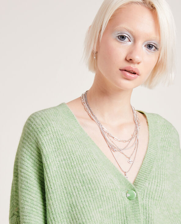Gilet côtelé vert - Pimkie