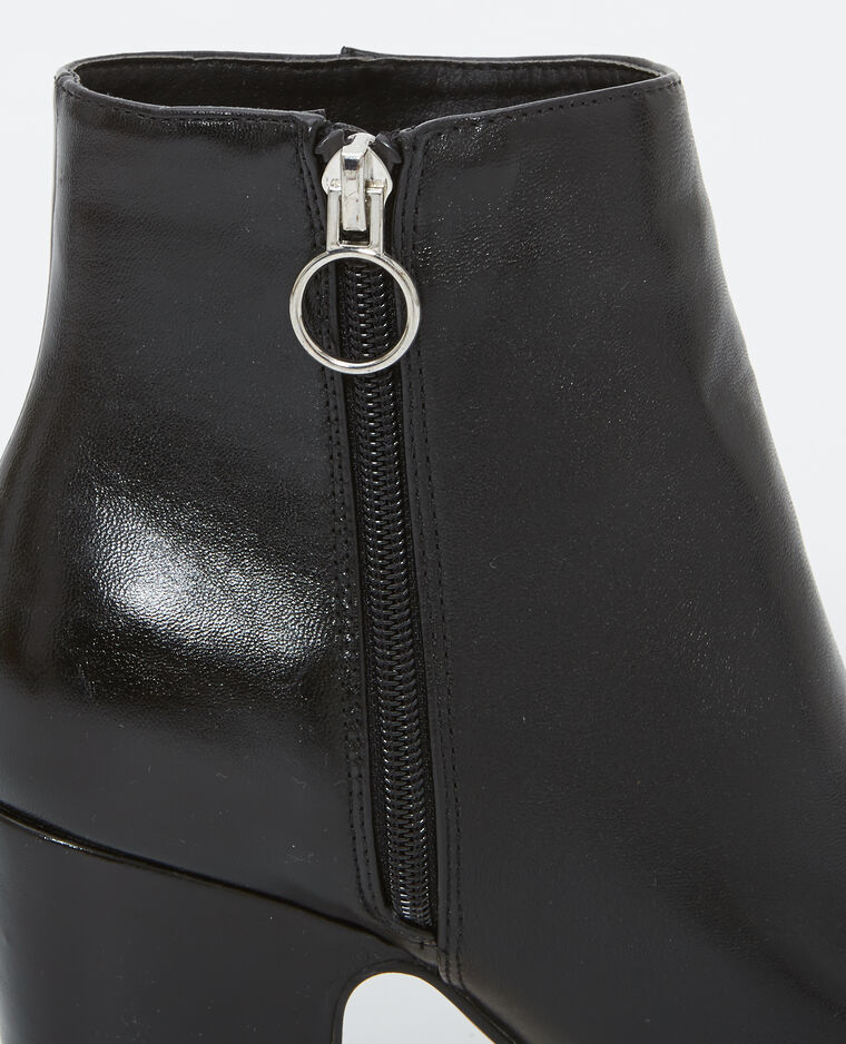 Bottines à talons noir - Pimkie