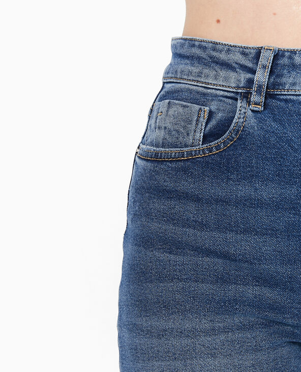 Jean wide taille haute stretch bleu - Pimkie