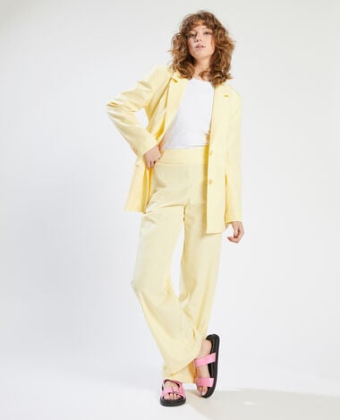 Pantalon fluide jaune - Pimkie