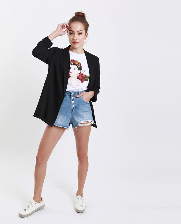 Blazer manches 3/4 noir - Pimkie