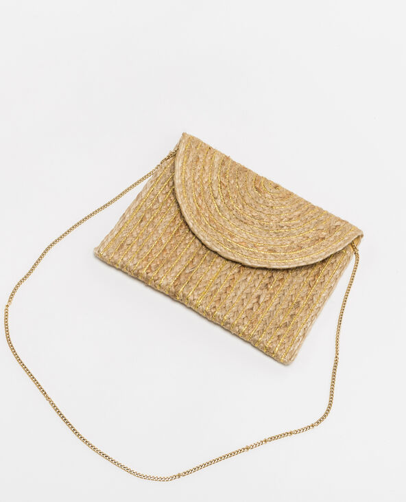 Pochette tressée on sale en paille