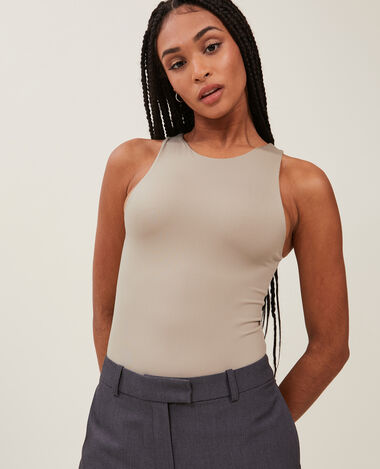 Body sans manches beige - Pimkie