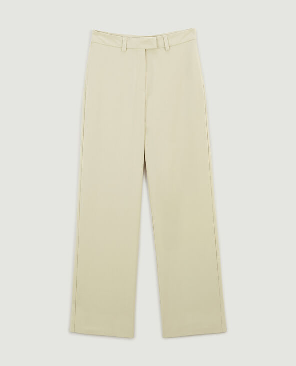 Pantalon de costume droit vert de gris - Pimkie