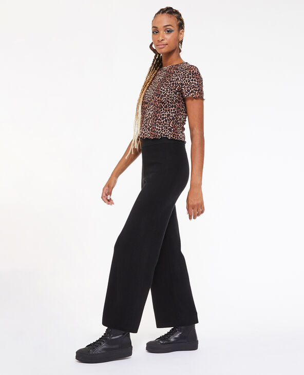 Pantalon en maille large sale