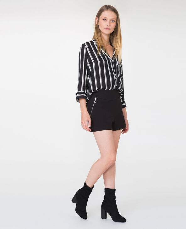 Chemise style pyjama noir - Pimkie