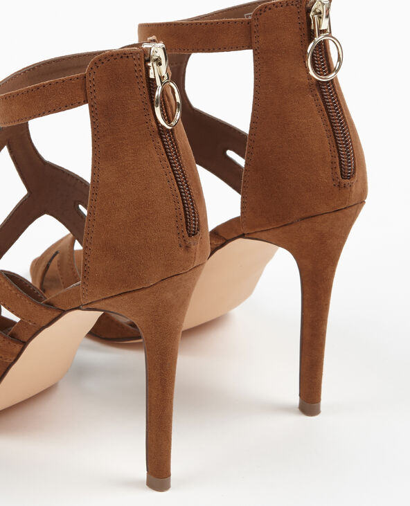 Sandales à talons marron - Pimkie