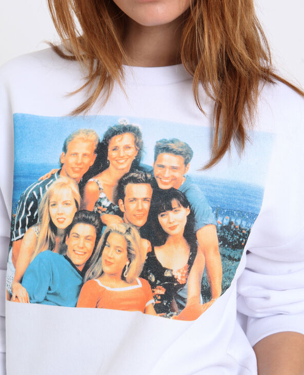 Sweat Beverly Hills blanc - Pimkie