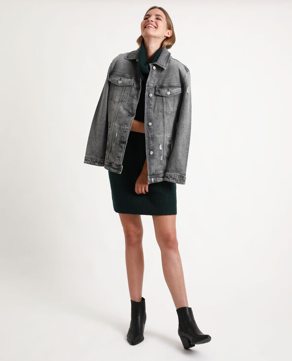 Robe pull vert foncé - Pimkie
