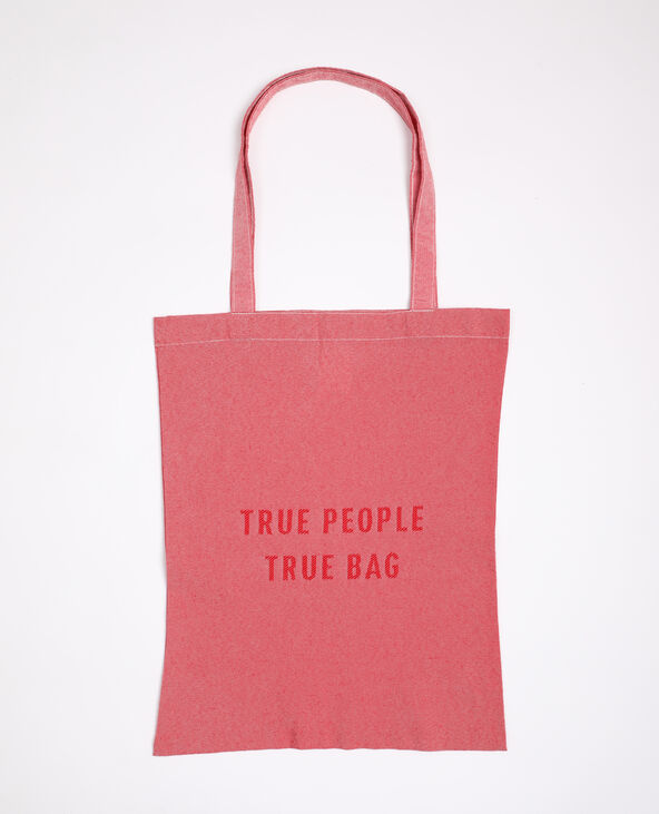 Petit tote bag 100% recyclé rose - Pimkie