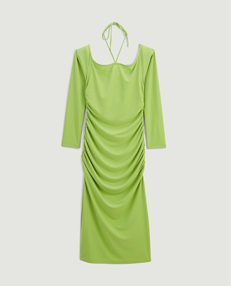 Robe longue tour de cou vert olive - Pimkie