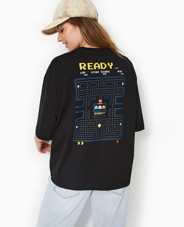 T-shirt oversize PACMAN noir - Pimkie