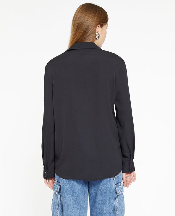 Chemise fluide noir - Pimkie