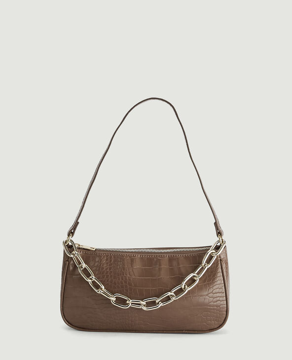 Sac baguette effet croco Pimkie