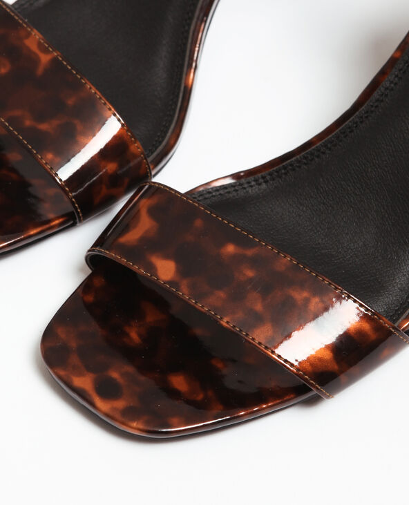 Sandales effet turtle marron - Pimkie