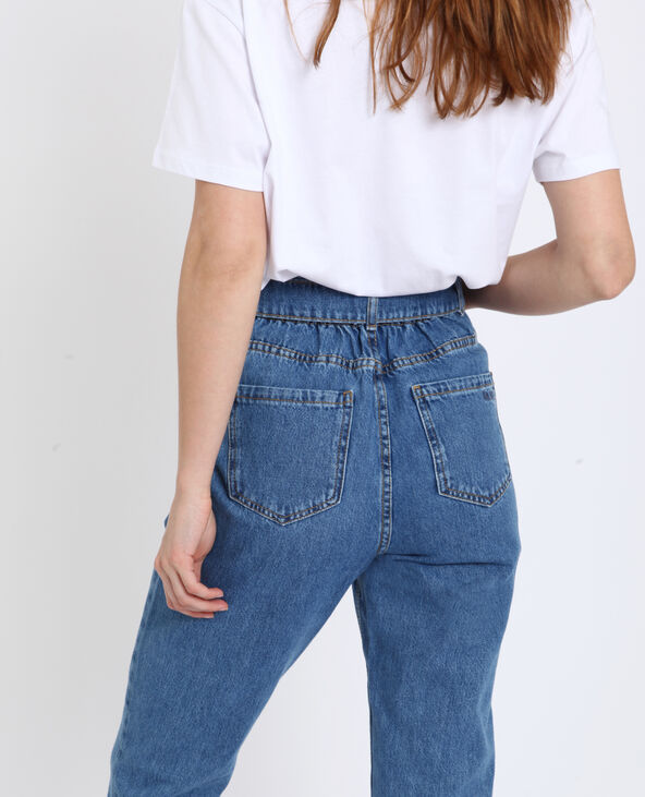 Jean mom bleu foncé - Pimkie