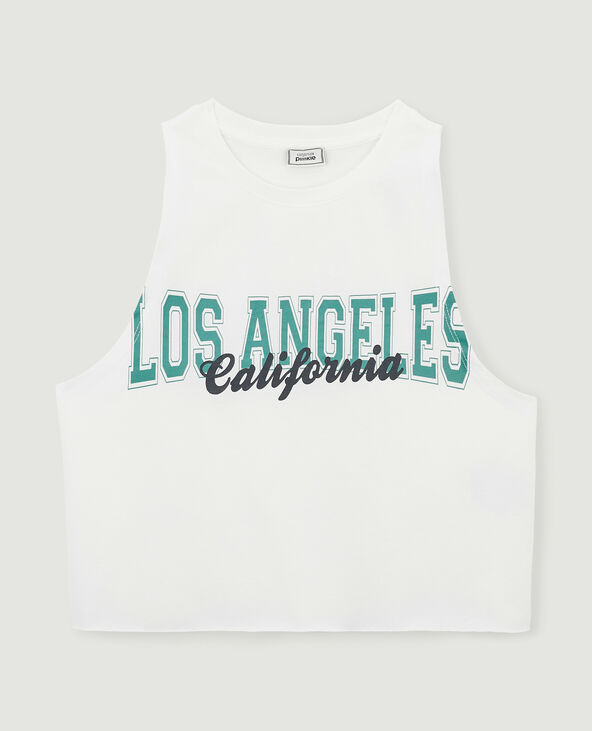Cropped top blanc - Pimkie