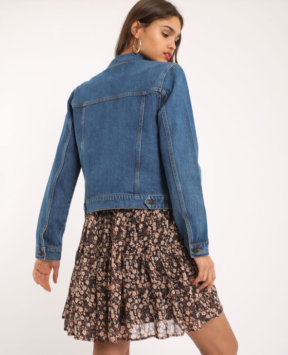 Veste en jean bleu foncé - Pimkie