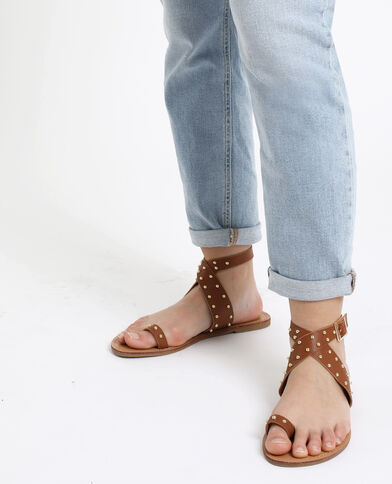 Sandales plates marron - Pimkie