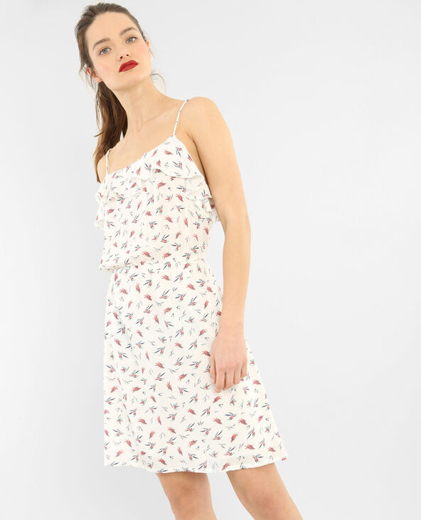 Robe volantée blanc - Pimkie