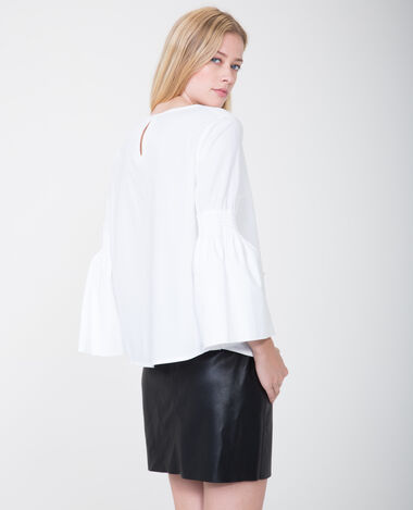 Blouse à perles blanc - Pimkie