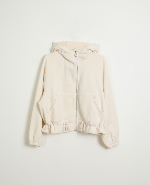 Veste à capuche écru - Pimkie