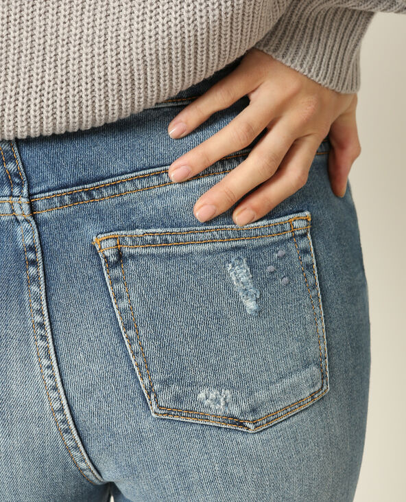 Jean skinny taille haute bleu - Pimkie
