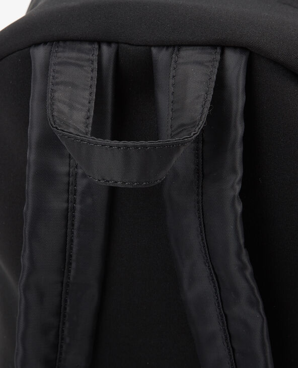 Sac à dos néoprène à patchs noir - Pimkie