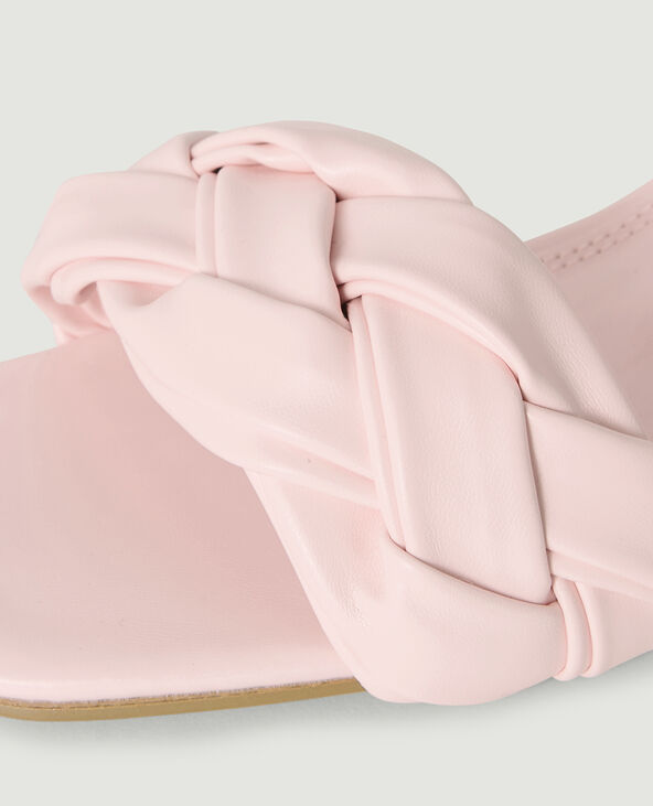 Sandales à talon rose clair - Pimkie