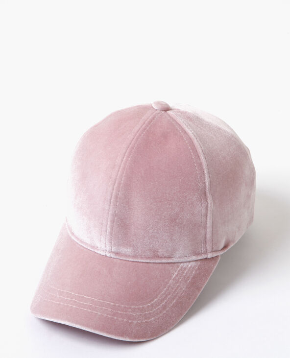 Casquette velours rose clair - Pimkie