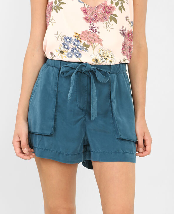 Short taille haute bleu foncé - Pimkie