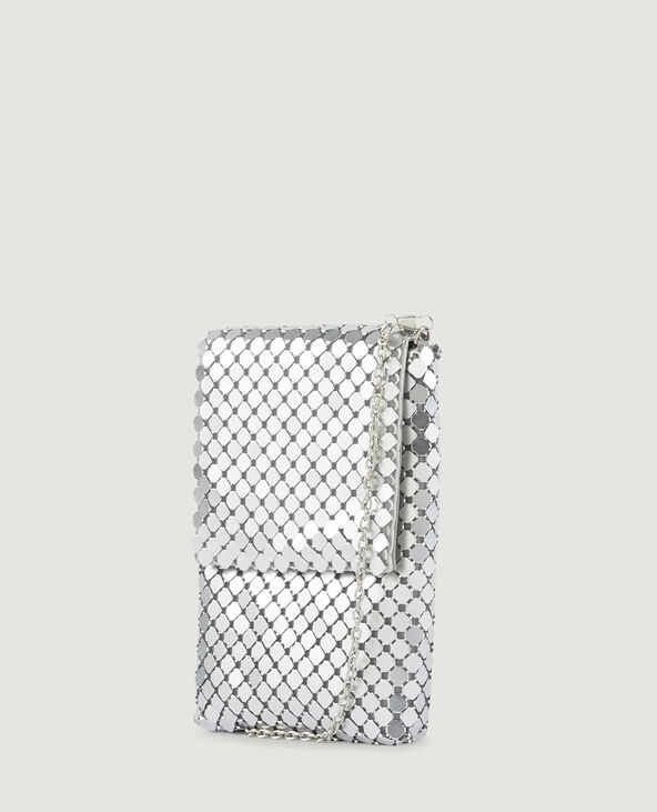 Pochette métal argenté - Pimkie