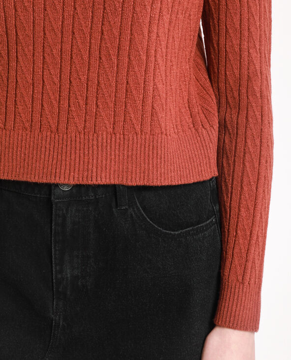 Pull court bordeaux - Pimkie