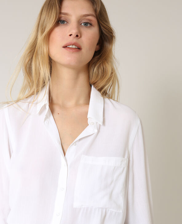 Chemise basique blanc - Pimkie