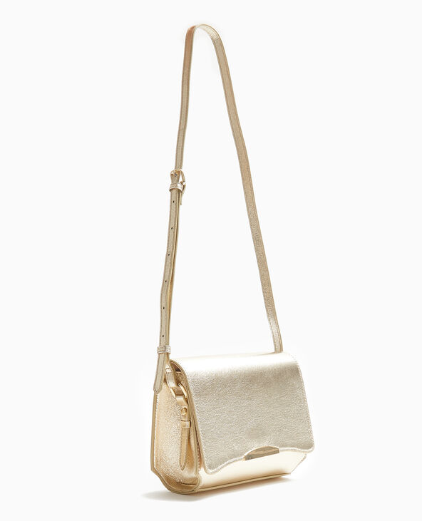Sac boxy avec détail métal sur rabat doré - Pimkie