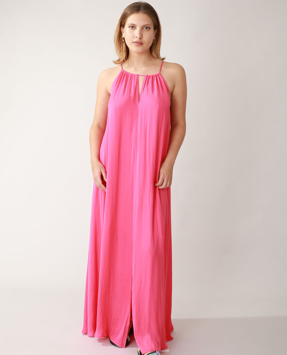 Robe longue rose fuchsia - Pimkie