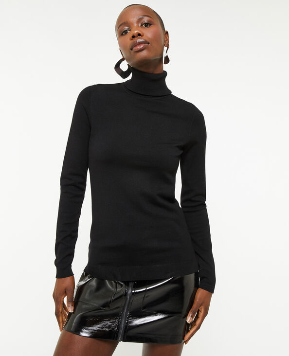 Pull à col roulé noir - Pimkie
