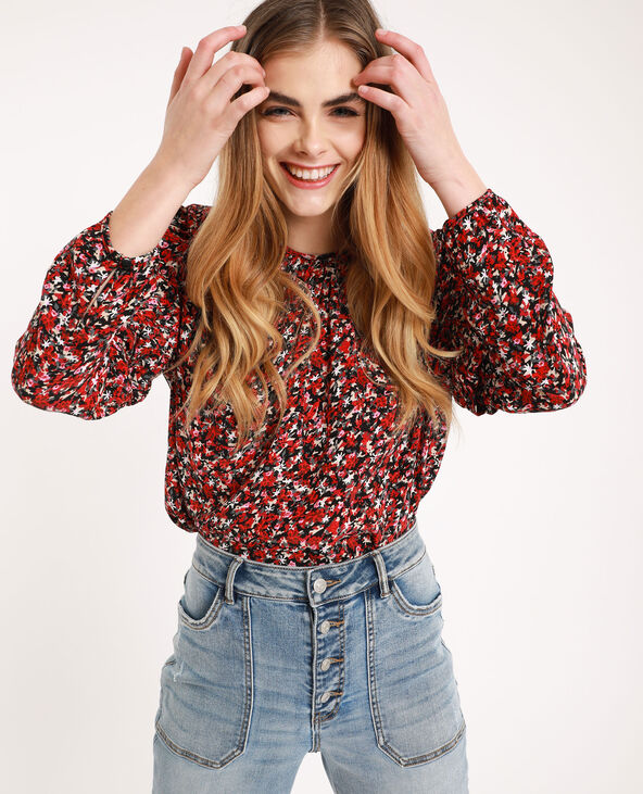 Blouse a fleurs