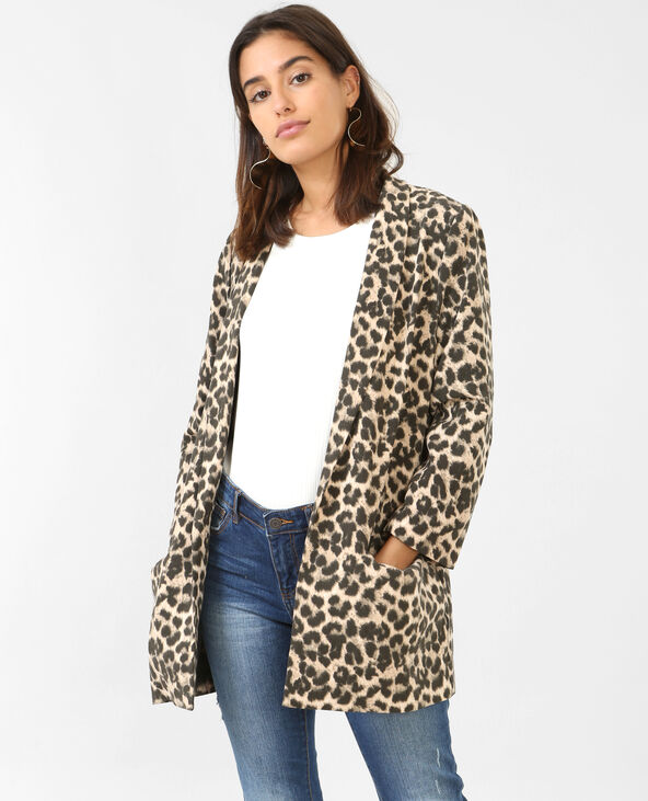 gilet leopard pimkie