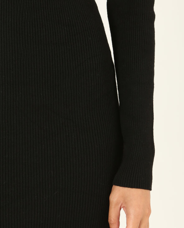 Robe pull moulante noir - Pimkie